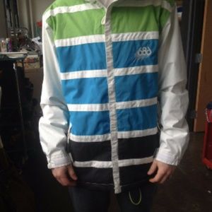 Men's 686 Mannual Antic White Snowboard Jacket S